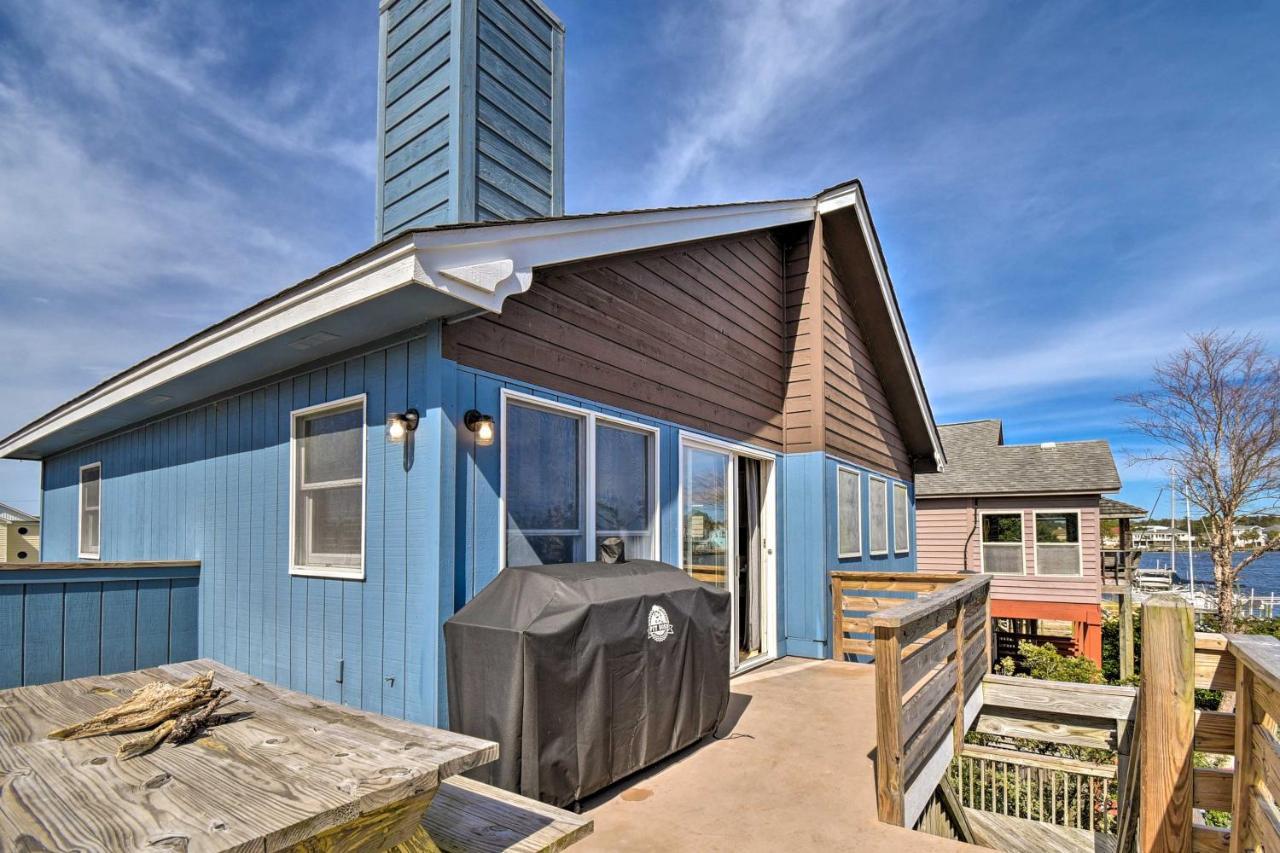 High-End Canalfront Paradise With Dock And Kayaks! Kill Devil Hills Luaran gambar