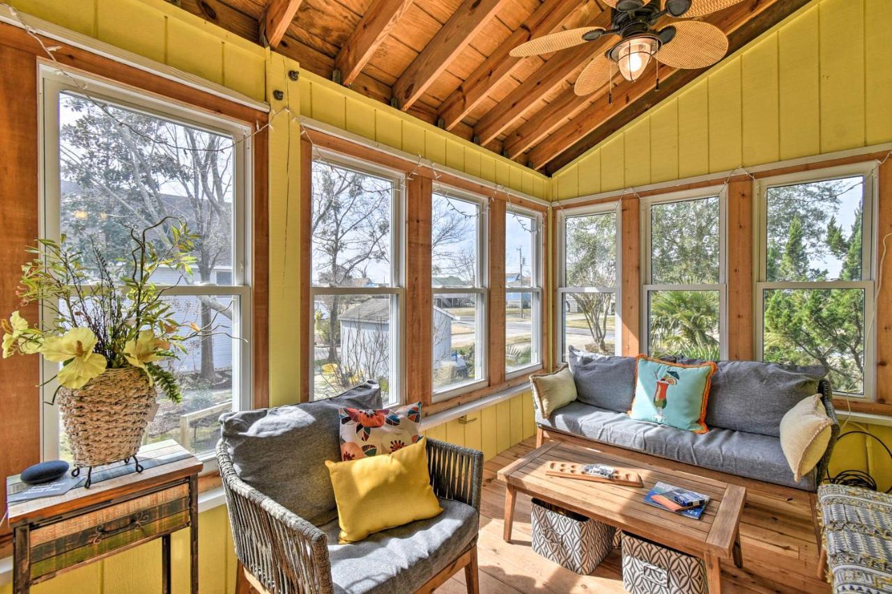 High-End Canalfront Paradise With Dock And Kayaks! Kill Devil Hills Luaran gambar