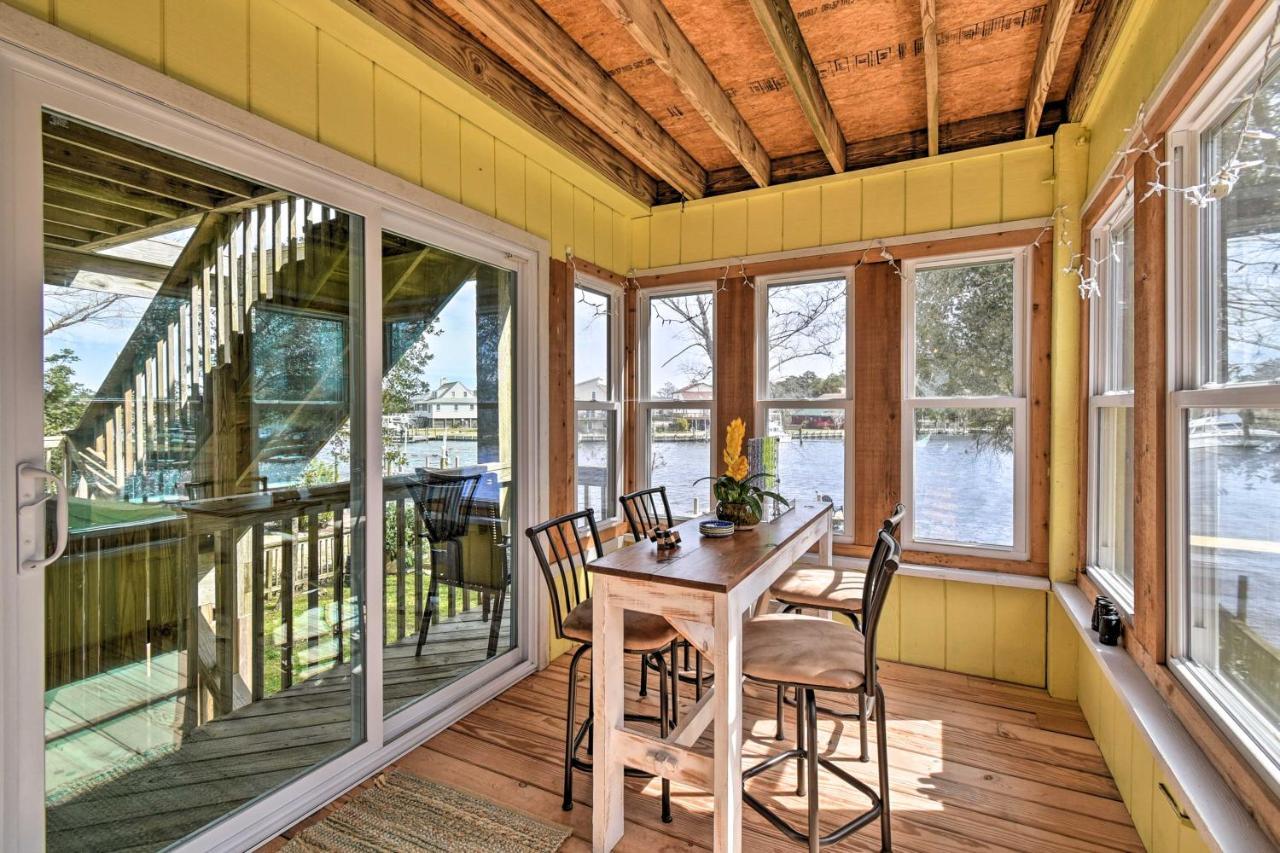 High-End Canalfront Paradise With Dock And Kayaks! Kill Devil Hills Luaran gambar